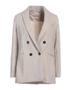 Circolo 1901 Woman Blazer Beige Size 12 Cotton, Elastane In Beige