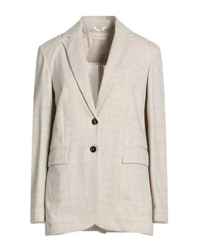 Circolo 1901 Woman Blazer Sand Size 6 Cotton, Elastane