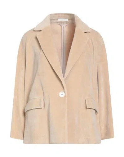 Circolo 1901 Woman Blazer Sand Size 8 Cotton, Polyester