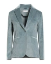 Circolo 1901 Woman Blazer Sky Blue Size 10 Cotton, Elastane