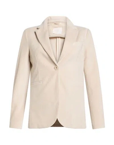 Circolo 1901 Woman Blazer Taupe Size 6 Cotton, Polyester In Pink