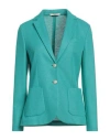Circolo 1901 Cotton-linen-blend Blazer In Blue