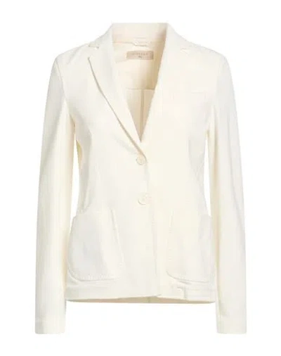 Circolo 1901 Woman Blazer White Size 4 Textile Fibers