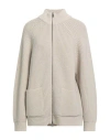 Circolo 1901 Woman Cardigan Beige Size S Virgin Wool, Elastane In Sand