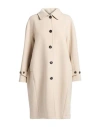 Circolo 1901 Woman Coat Beige Size 10 Virgin Wool