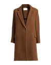 Circolo 1901 Woman Coat Brown Size 6 Virgin Wool