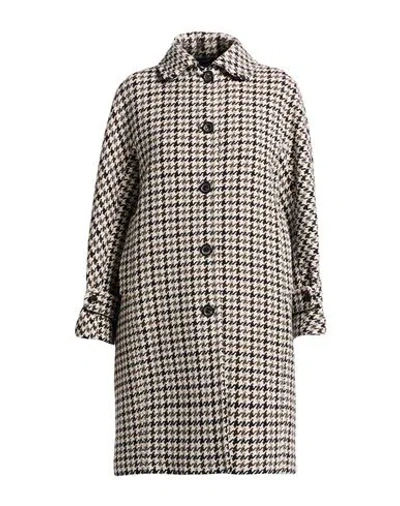 Circolo 1901 Woman Coat Grey Size 8 Virgin Wool