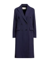 Circolo 1901 Woman Coat Purple Size 10 Cotton, Elastane