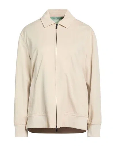 Circolo 1901 Woman Jacket Beige Size M Cotton, Elastane In Neutral