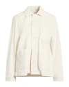 Circolo 1901 Woman Jacket Cream Size 6 Cotton, Lycra In White