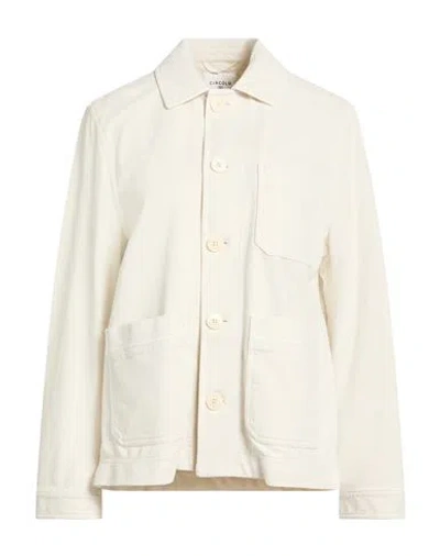 Circolo 1901 Woman Jacket Cream Size 6 Cotton, Lycra In White