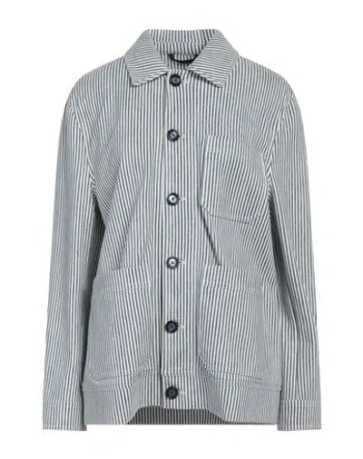 Circolo 1901 Woman Jacket Midnight Blue Size 8 Cotton, Elastane