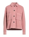 Circolo 1901 Woman Jacket Pink Size 4 Virgin Wool, Polyamide