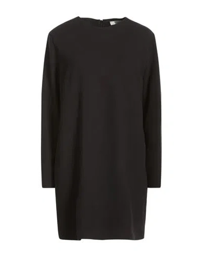 Circolo 1901 Woman Mini Dress Black Size 10 Cotton, Elastane