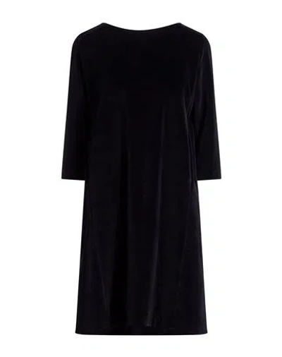 Circolo 1901 Woman Mini Dress Midnight Blue Size 6 Cotton, Polyester