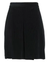 Circolo 1901 Woman Mini Skirt Black Size 12 Cotton, Polyester