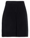 Circolo 1901 Woman Mini Skirt Midnight Blue Size 12 Cotton, Polyester
