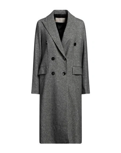 Circolo 1901 Woman Coat Grey Size 4 Cotton, Elastane