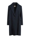 Circolo 1901 Woman Overcoat & Trench Coat Navy Size 6 Cotton, Elastane