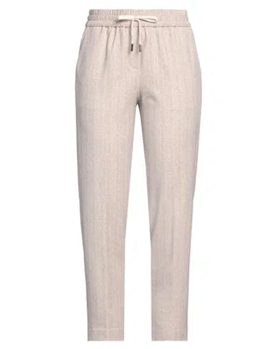 Circolo 1901 Woman Pants Beige Size 8 Cotton, Elastane