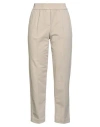 Circolo 1901 Woman Pants Beige Size 12 Cotton, Elastane In Neutral