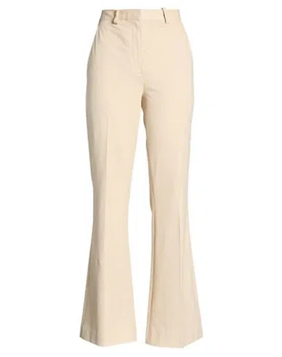 Circolo 1901 Woman Pants Beige Size 4 Cotton, Elastane In White
