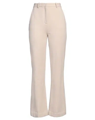 Circolo 1901 Woman Pants Beige Size 6 Cotton, Elastane