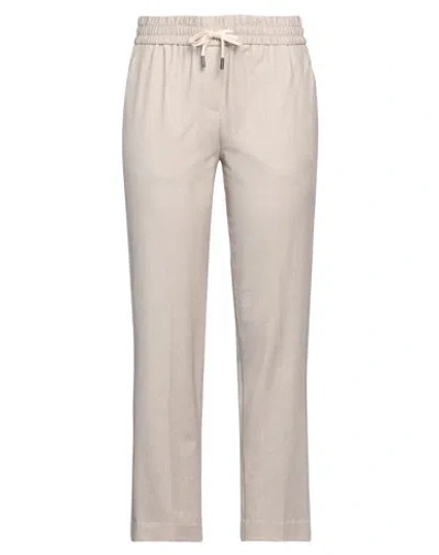 Circolo 1901 Woman Pants Beige Size 6 Cotton, Elastane In Neutral