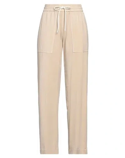 Circolo 1901 Woman Pants Beige Size 6 Cotton, Lycra