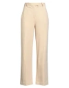 Circolo 1901 Woman Pants Beige Size 8 Cotton, Elastane In Neutral