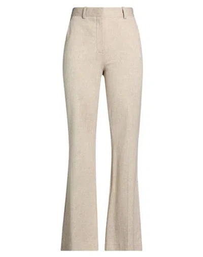 Circolo 1901 Woman Pants Beige Size 8 Cotton, Elastane In Brown
