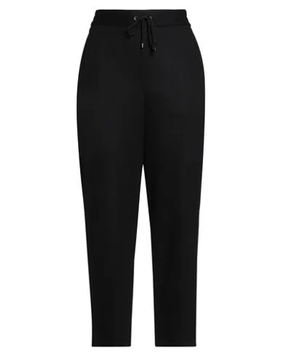Circolo 1901 Woman Pants Black Size 10 Virgin Wool, Cashmere, Polyamide