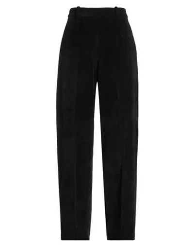 CIRCOLO 1901 CIRCOLO 1901 WOMAN PANTS BLACK SIZE 12 COTTON, POLYESTER