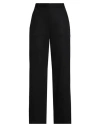 Circolo 1901 Woman Pants Black Size 12 Virgin Wool, Cashmere, Polyamide
