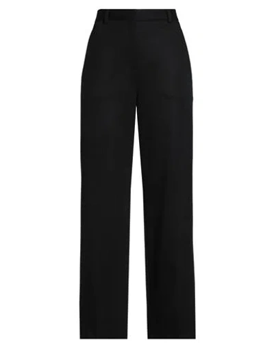 Circolo 1901 Woman Pants Black Size 12 Virgin Wool, Cashmere, Polyamide