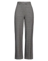 Circolo 1901 Woman Pants Black Size 6 Cotton, Elastane In Gray