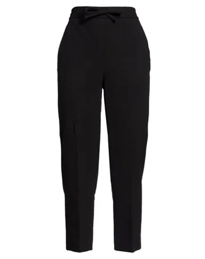 Circolo 1901 Woman Pants Black Size 6 Cotton, Elastane