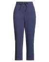 Circolo 1901 Woman Pants Blue Size 10 Cotton, Elastane In Blue