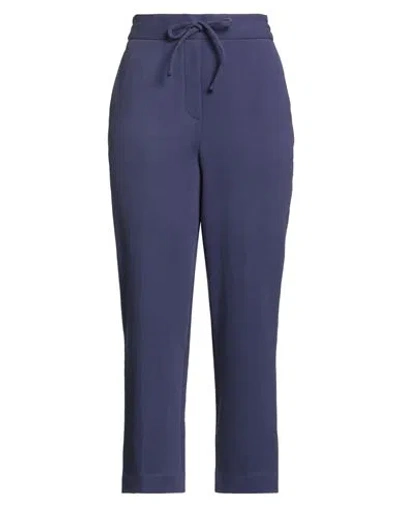 Circolo 1901 Woman Pants Blue Size 10 Cotton, Elastane