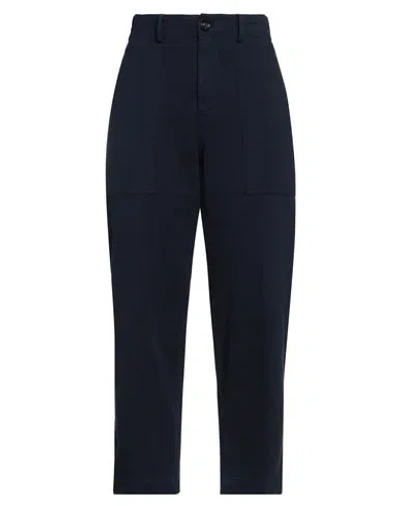 Circolo 1901 Woman Pants Midnight Blue Size 2 Cotton, Elastane In Blue