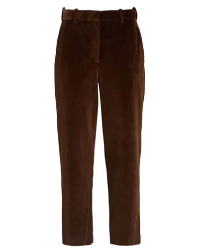 CIRCOLO 1901 CIRCOLO 1901 WOMAN PANTS BROWN SIZE 8 COTTON, ELASTANE