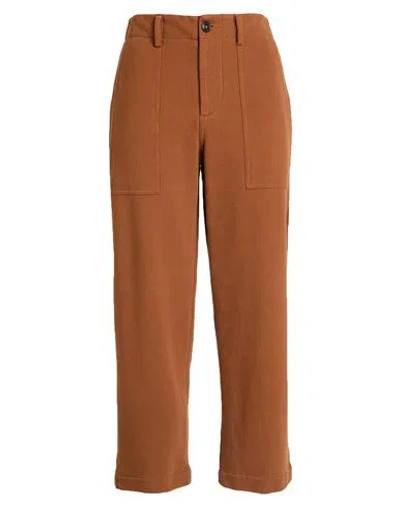 Circolo 1901 Woman Pants Brown Size 6 Cotton, Elastane