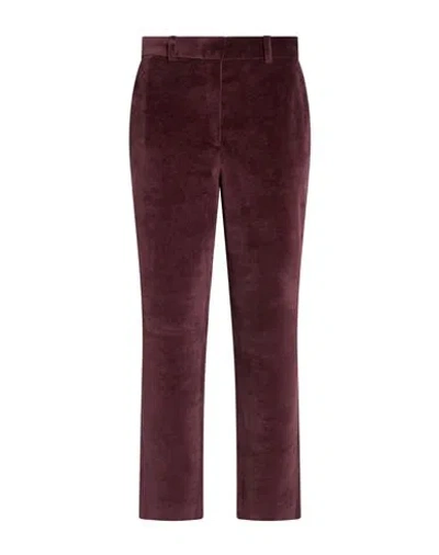 Circolo 1901 Woman Pants Burgundy Size 10 Cotton, Elastane In Red