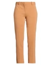 Circolo 1901 Woman Pants Camel Size 10 Cotton, Lycra In Brown