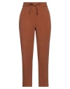 Circolo 1901 Woman Pants Camel Size 8 Cotton, Elastane In Beige