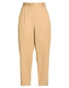 Circolo 1901 Woman Pants Camel Size 8 Cotton, Elastane In Neutral