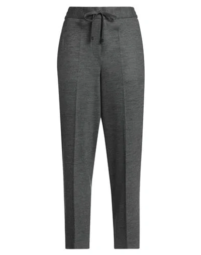 Circolo 1901 Woman Pants Charcoal Size 6 Virgin Wool, Cashmere, Polyamide In Gray