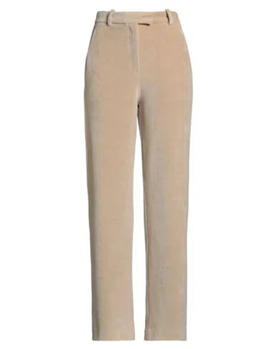 Circolo 1901 Woman Pants Cream Size 12 Cotton, Polyester In Neutral
