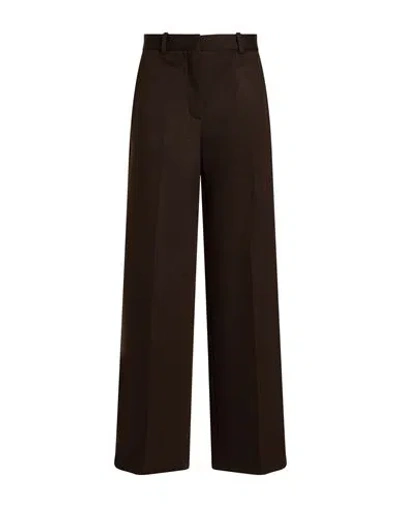 Circolo 1901 Woman Pants Dark Brown Size 6 Virgin Wool, Cashmere, Polyamide