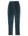 Circolo 1901 Woman Pants Dark Green Size 10 Cotton, Elastane